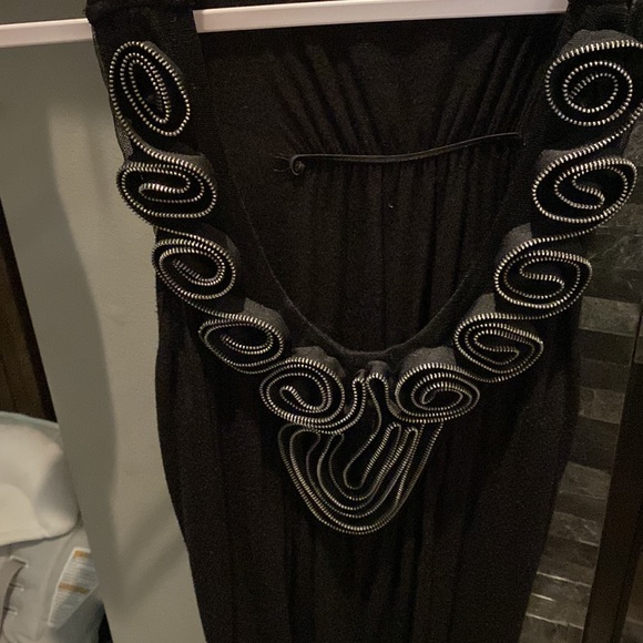 Tunic black size s with nice silver accent - Picture 3 of 7